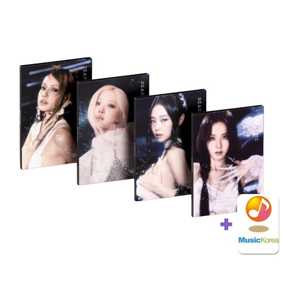 BLACKPINK - 3rd MINI ALBUM [DEADLINE] (SILVER Ver.) + MusicKorea Photocard